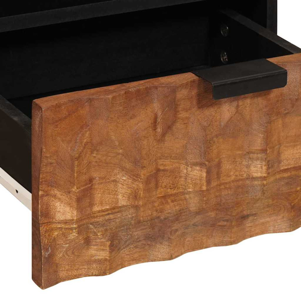 Produktbild för Kaffeebord med låda Brun 80 x 54 x 40 cm Massivt mangoträ