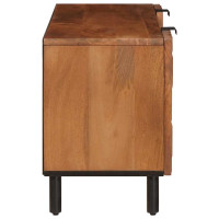 Produktbild för TV-skåp Acacia Brun Finish 105 x 33 x 46 cm Massivt mangoträ