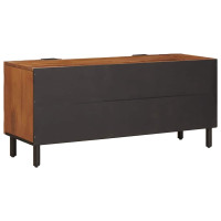 Produktbild för TV-skåp Acacia Brun Finish 105 x 33 x 46 cm Massivt mangoträ