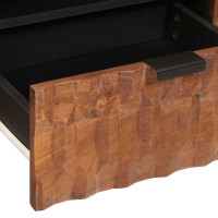 Produktbild för TV-skåp Acacia Brun Finish 105 x 33 x 46 cm Massivt mangoträ