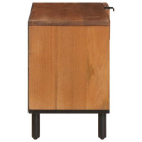 Produktbild för TV-skåp Acacia Brun Finish 80 x 33 x 46 cm Massivt mangoträ