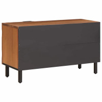 Produktbild för TV-skåp Acacia Brun Finish 80 x 33 x 46 cm Massivt mangoträ