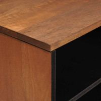 Produktbild för TV-skåp Acacia Brun Finish 80 x 33 x 46 cm Massivt mangoträ