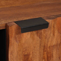 Produktbild för TV-skåp Acacia Brun Finish 80 x 33 x 46 cm Massivt mangoträ