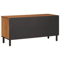 Produktbild för TV-skåp Acacia Brun Finish 100 x 33 x 46 cm Massivt mangoträ