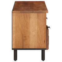 Produktbild för TV-skåp Acacia Brun Finish 100 x 33 x 46 cm Massivt mangoträ