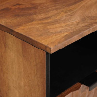 Produktbild för TV-skåp Acacia Brun Finish 100 x 33 x 46 cm Massivt mangoträ