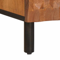 Produktbild för TV-skåp Acacia Brun Finish 100 x 33 x 46 cm Massivt mangoträ