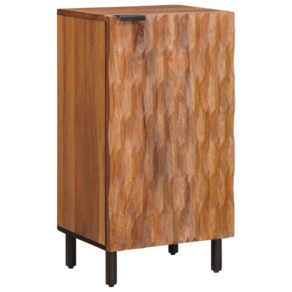Produktbild för Sideboard Acacia Brun Finish 40 x 33 x 75 cm Massivt mangoträ