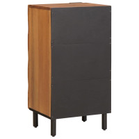Produktbild för Sideboard Acacia Brun Finish 40 x 33 x 75 cm Massivt mangoträ