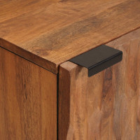 Produktbild för Sideboard Acacia Brun Finish 40 x 33 x 75 cm Massivt mangoträ