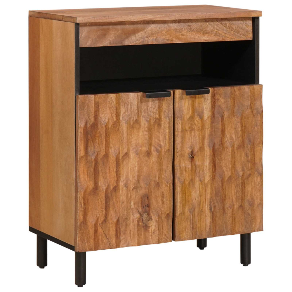 Produktbild för Sideboard Acacia Brun Finish 60 x 33 x 75 cm Massivt mangoträ