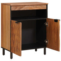 Produktbild för Sideboard Acacia Brun Finish 60 x 33 x 75 cm Massivt mangoträ