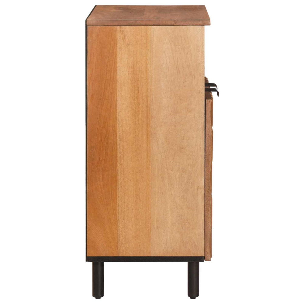 Produktbild för Sideboard Acacia Brun Finish 60 x 33 x 75 cm Massivt mangoträ