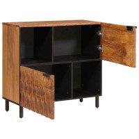 Produktbild för Sideboard Acacia Brun Finish 80 x 33 x 75 cm Massivt mangoträ