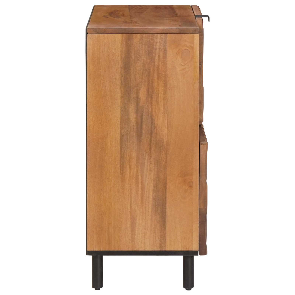 Produktbild för Sideboard Acacia Brun Finish 80 x 33 x 75 cm Massivt mangoträ