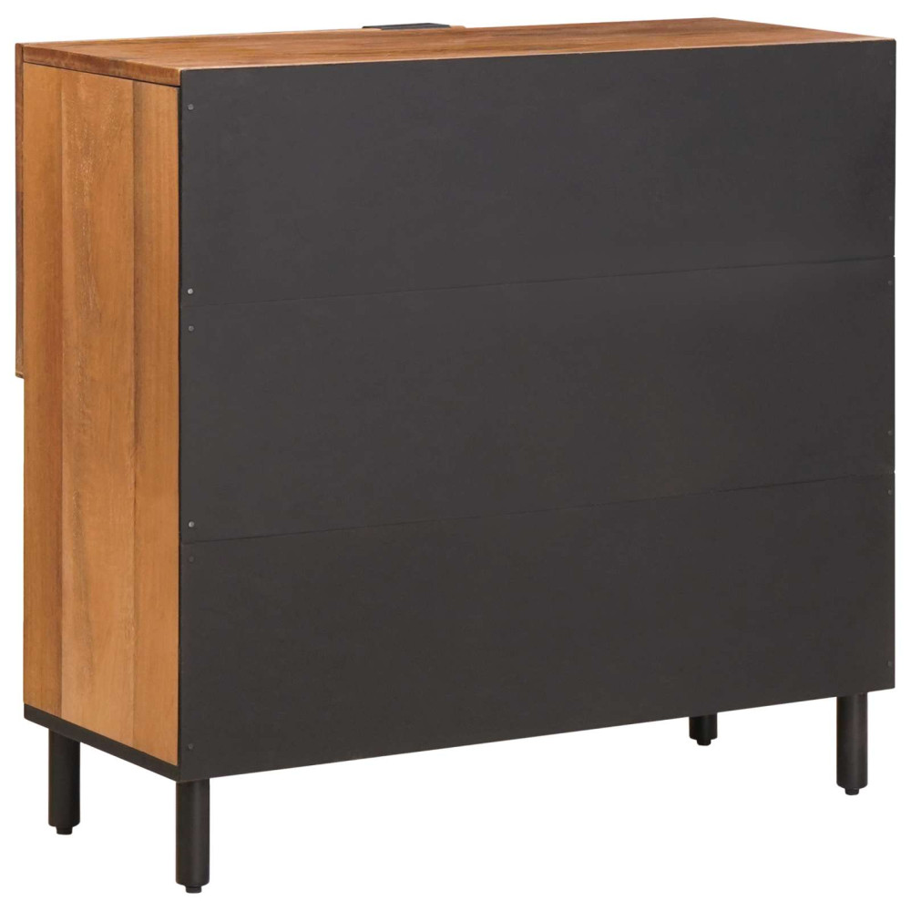 Produktbild för Sideboard Acacia Brun Finish 80 x 33 x 75 cm Massivt mangoträ