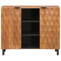 Produktbild för Sideboard Acacia Brun Finish 90 x 33 x 75 cm Massivt mangoträ