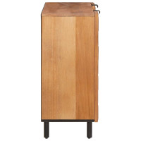Produktbild för Sideboard Acacia Brun Finish 90 x 33 x 75 cm Massivt mangoträ
