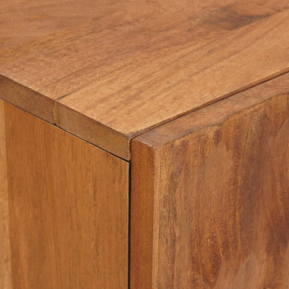 Produktbild för Sideboard Acacia Brun Finish 90 x 33 x 75 cm Massivt mangoträ
