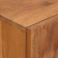 Produktbild för Sideboard Acacia Brun Finish 90 x 33 x 75 cm Massivt mangoträ