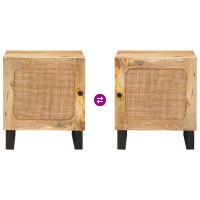 Produktbild för Nattduksbord Naturfärg 40 x 33 x 46 cm