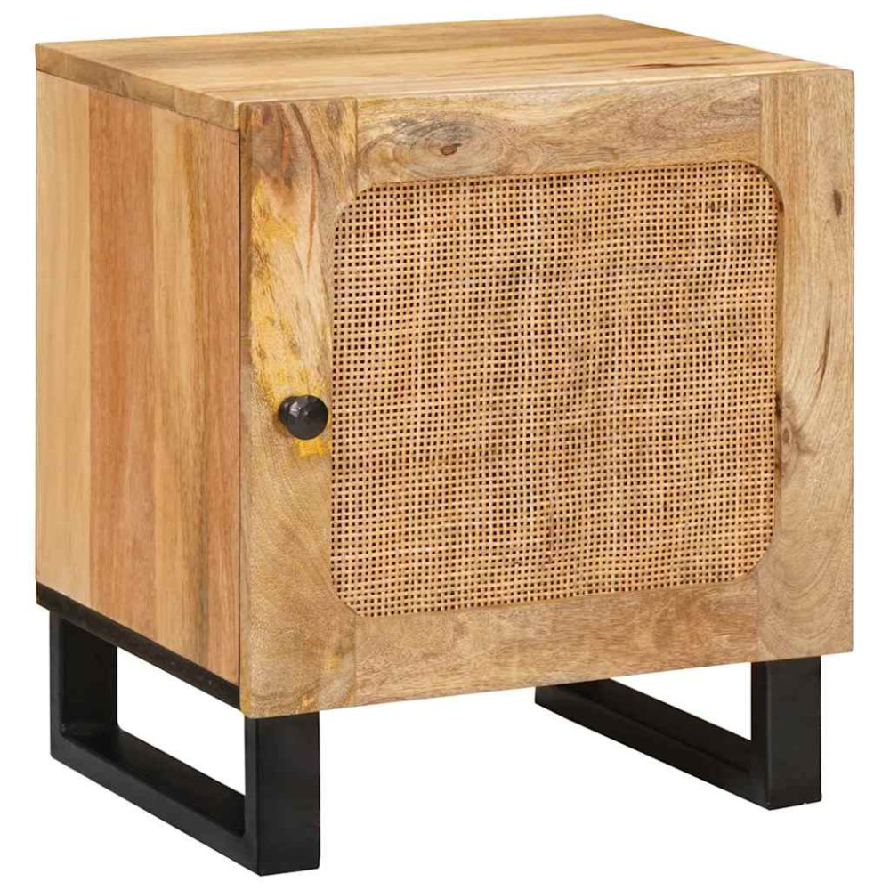 Produktbild för Nattduksbord 2 pcs Naturfärg 40 x 33 x 46 cm