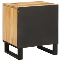 Produktbild för Nattduksbord 2 pcs Naturfärg 40 x 33 x 46 cm
