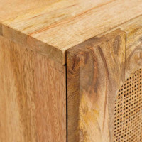 Produktbild för Nattduksbord 2 pcs Naturfärg 40 x 33 x 46 cm