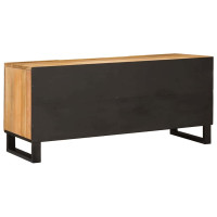 Produktbild för TV-skåp med hylla Brun 105 x 33 x 46 cm Massivt mangoträ
