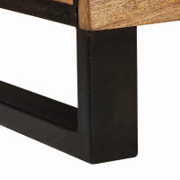 Produktbild för TV-skåp med hylla Brun 105 x 33 x 46 cm Massivt mangoträ