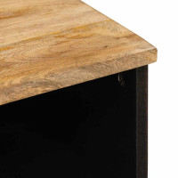 Produktbild för TV-skåp med låda Brun 70 x 33 x 46 cm Massivt mangoträ