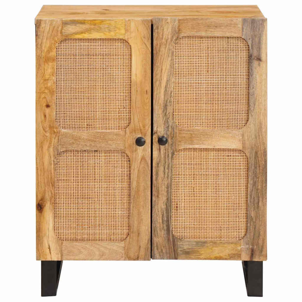 Produktbild för Sideboard Brun 60 x 33 x 75 cm Massivt mangoträ