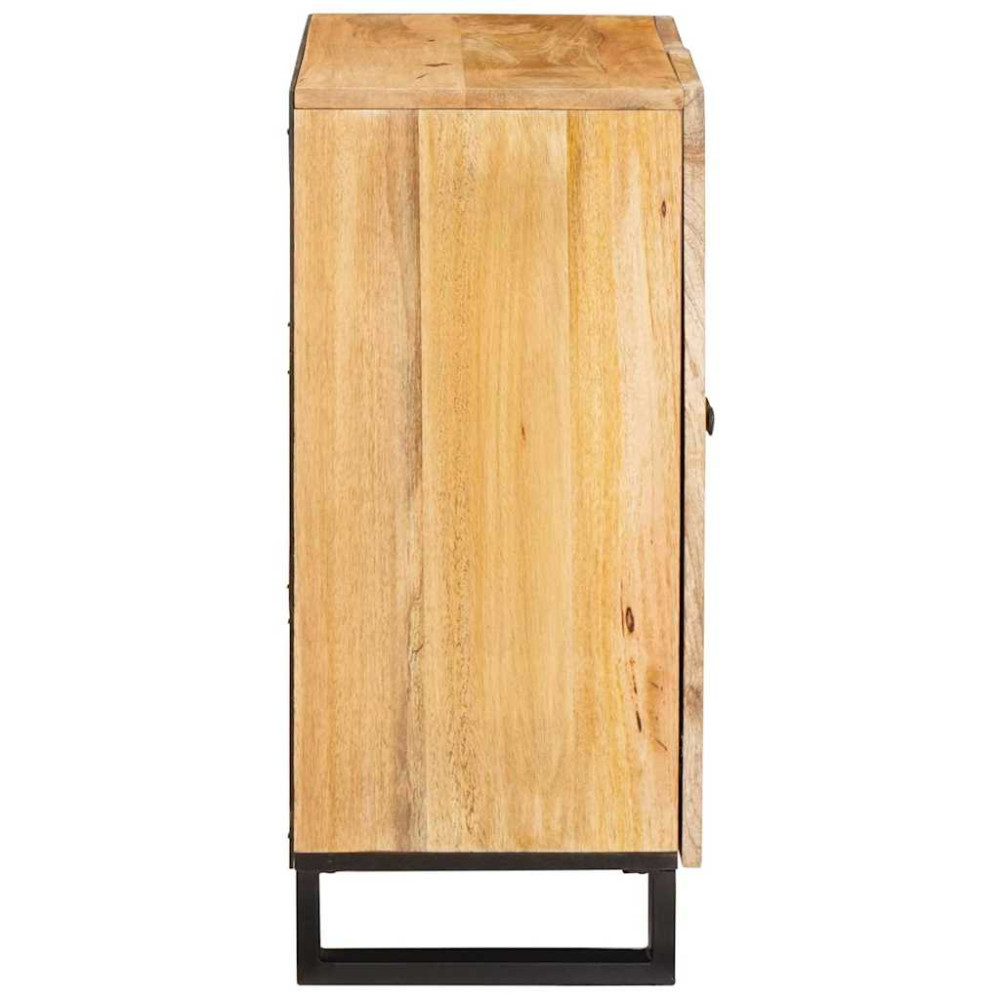 Produktbild för Sideboard Brun 60 x 33 x 75 cm Massivt mangoträ