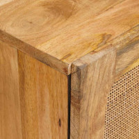 Produktbild för Sideboard Brun 60 x 33 x 75 cm Massivt mangoträ