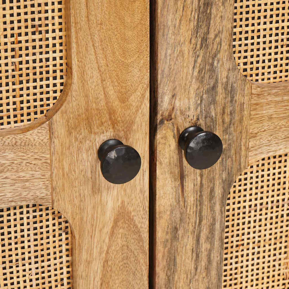 Produktbild för Sideboard Brun 60 x 33 x 75 cm Massivt mangoträ