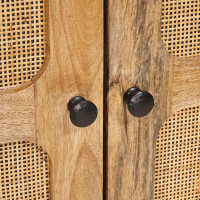 Produktbild för Sideboard Brun 60 x 33 x 75 cm Massivt mangoträ