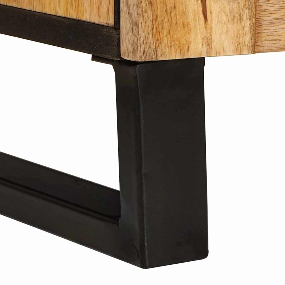 Produktbild för Sideboard Brun 60 x 33 x 75 cm Massivt mangoträ