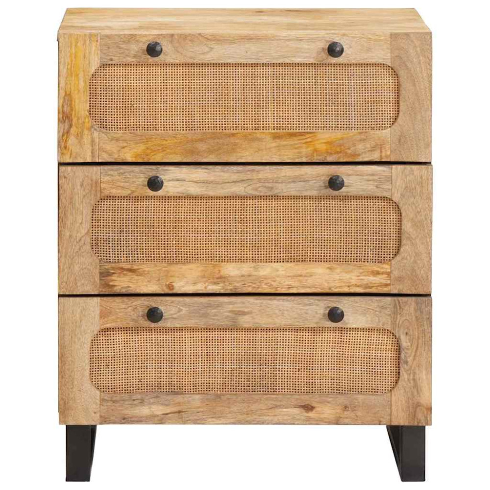 Produktbild för Sideboard Brun 60 x 33 x 75 cm Massivt mangoträ