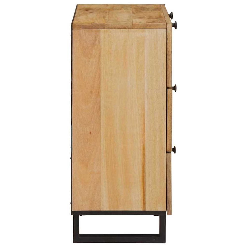 Produktbild för Sideboard Brun 60 x 33 x 75 cm Massivt mangoträ