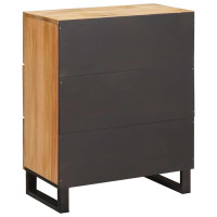 Produktbild för Sideboard Brun 60 x 33 x 75 cm Massivt mangoträ