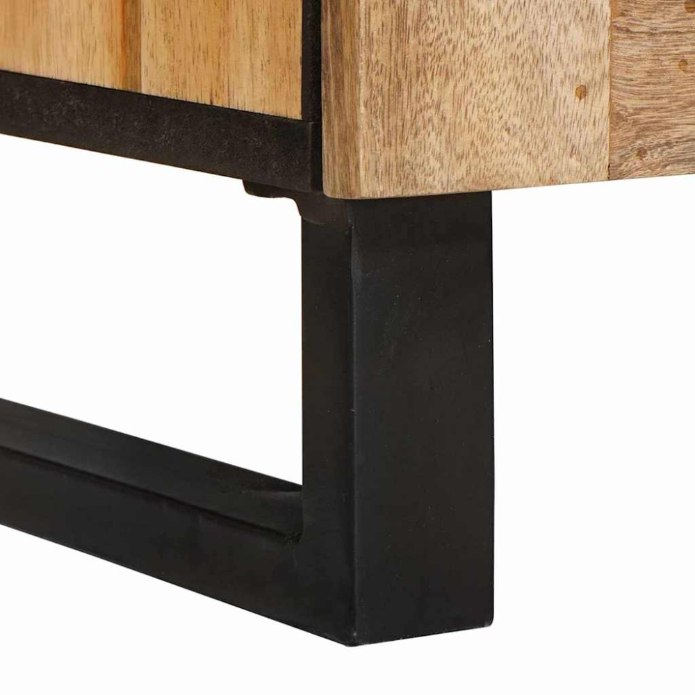 Produktbild för Sideboard Brun 60 x 33 x 75 cm Massivt mangoträ