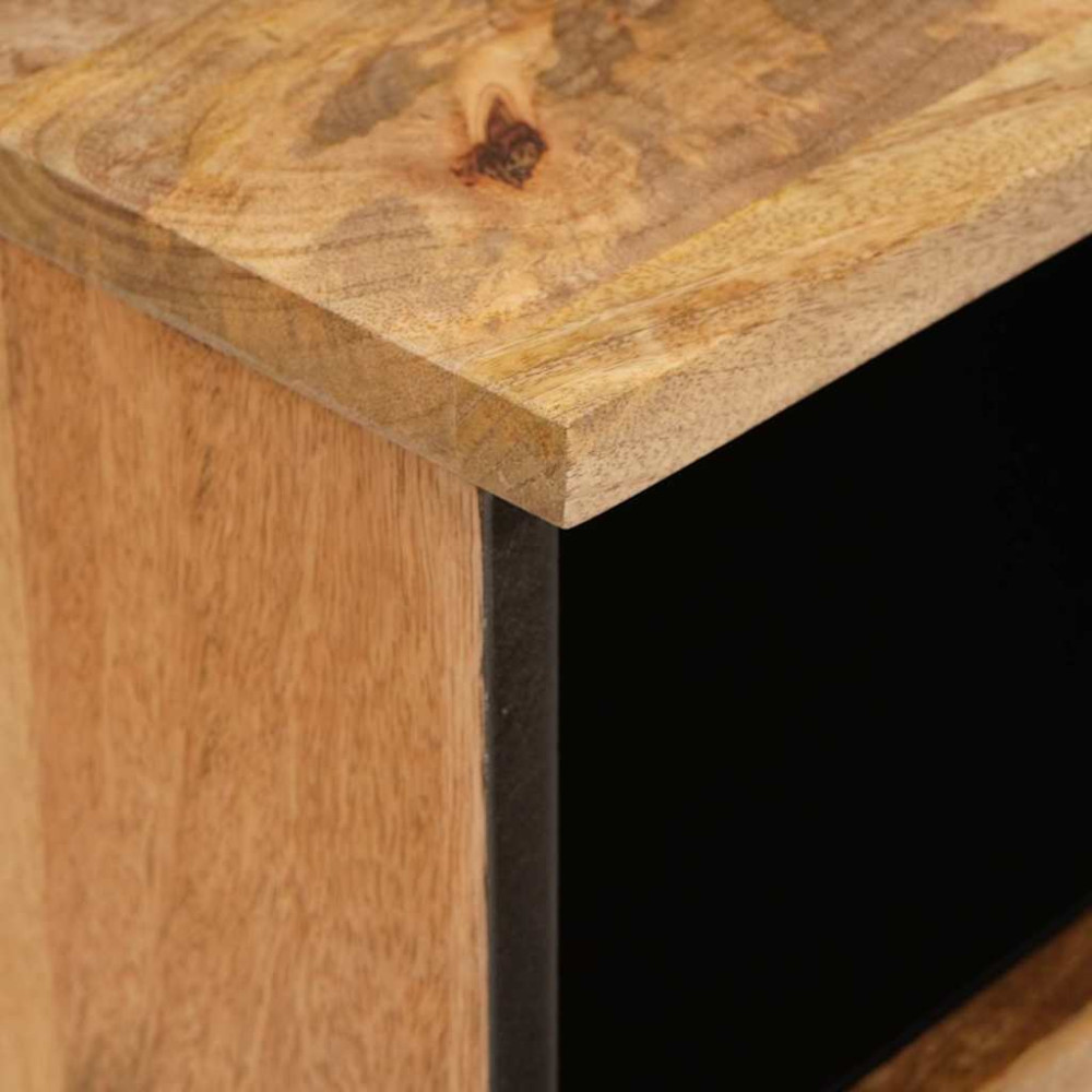 Produktbild för Nattduksbord Naturfärg 40 x 33 x 46 cm Massivt mangoträ
