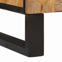 Produktbild för Nattduksbord Naturfärg 50 x 33 x 60 cm Massivt mangoträ