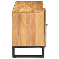Produktbild för TV-skåp med låda Brun 105 x 33 x 46 cm Massivt mangoträ