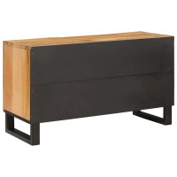 Produktbild för TV-skåp med lagring Brun 80 x 33 x 46 cm Massivt mangoträ