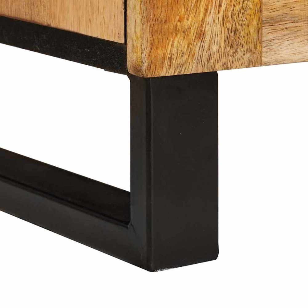 Produktbild för Sideboard med lagring Brun 60 x 33 x 75 cm Massivt mangoträ