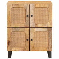 Produktbild för Sideboard med lagring Brun 60 x 33 x 75 cm Massivt mangoträ