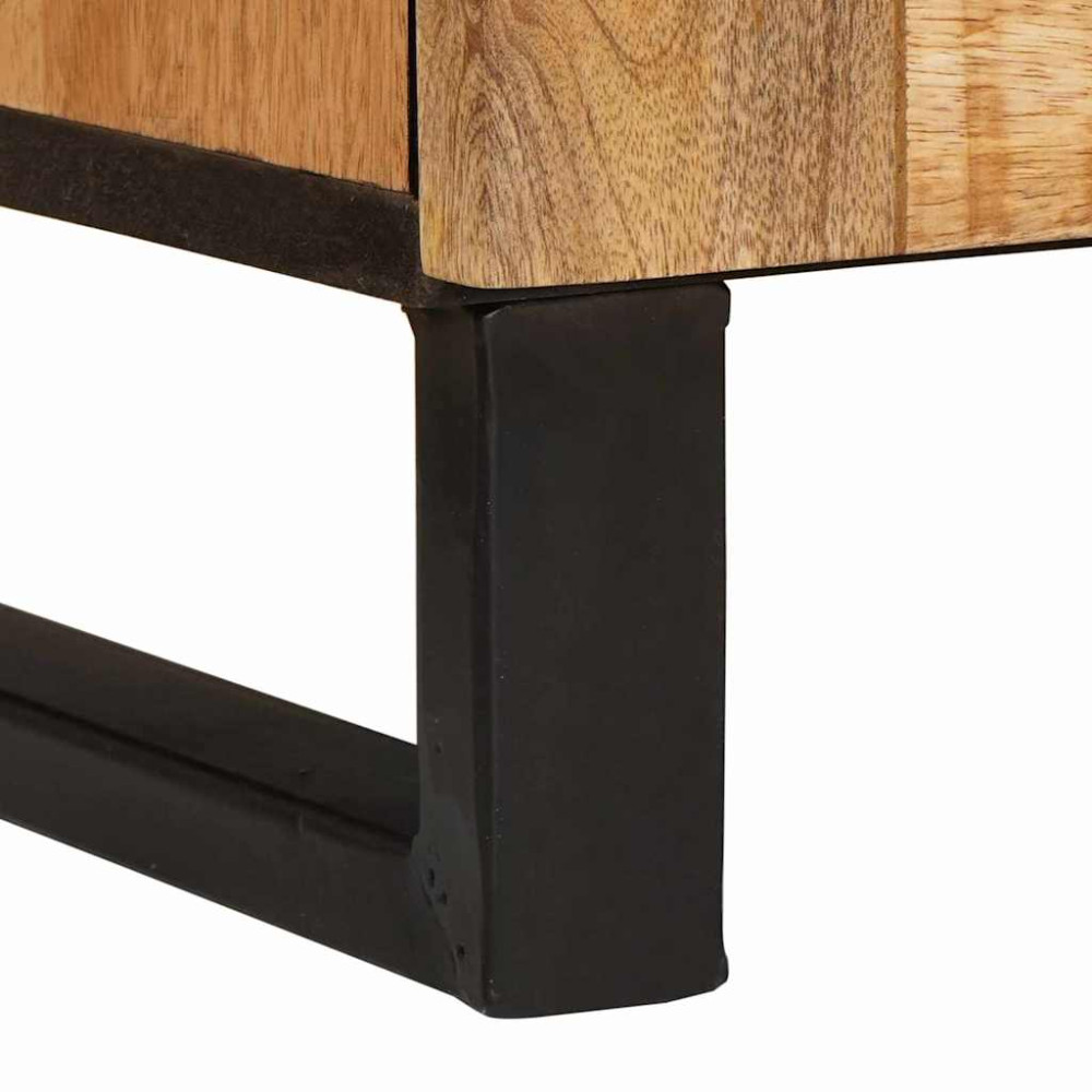Produktbild för Sideboard med lagring Brun 60 x 33 x 75 cm Massivt mangoträ