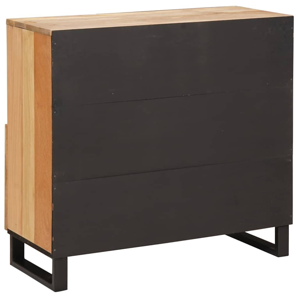 Produktbild för Sideboard med lagring Brun 80 x 33 x 75 cm Massivt mangoträ